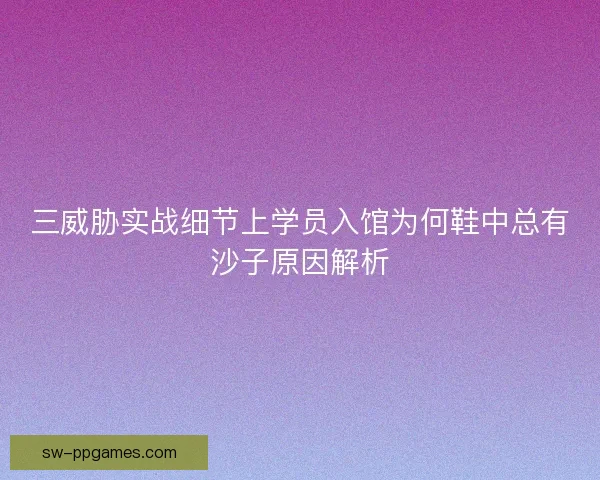 三威胁实战细节上学员入馆为何鞋中总有沙子原因解析